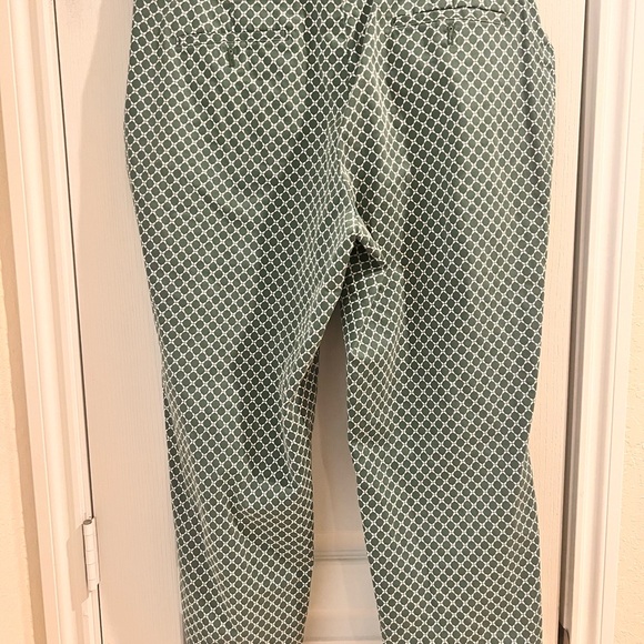 Chico's Green Patterned Pants - Picture 2 of 8
